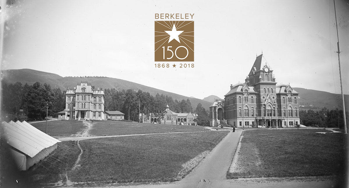 Image of UC Berkeley campus in the 1800s